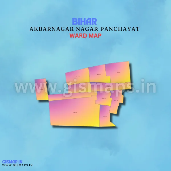 Akbarnagar Nagar Panchayat Ward Map